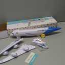 Kidsthrill Airplane Toy with Bump & Go, Flashing Lights & Sounds - For Boys & Girls Age 3-12