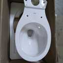 TOTO EntradaTM Two-Piece Round 1.28 GPF Universal Height Toilet, Cotton White - CST243EF#01