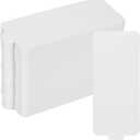 uxcell 200pcs Mini Cake Boards, Mousse Cake Cardboards Rectangle Cake Bases Plates Cupcake Dessert Displays Base Tray for Cakes, Pastries, Dessert Base - Grease Proof (White) (4.7 x 2 inch)