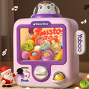 34 Pcs Vending Machine Kids Toys , Unicorns Electronic Game Toys for Girls 3 4 5 6 7 8 Year Old, Mini Vending Machine, Gumball Prize Machine Maker Game for Party, Idea Gift for Girls Age 35 46, Purple