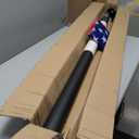 Wphold Flag Poles for Outside House Inground - Extra Thick Telescoping Flag Poles, Heavy Duty Flag Pole Kit with 3x5 American Flag (20FT, Black)