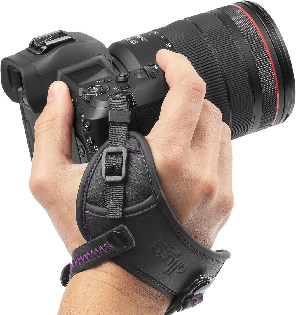 Altura Photo Camera Hand Strap - Rapid Fire Secure Grip, Padded Wrist Straps for Photographers for DSLR and Mirrorless Cameras