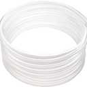 Clear Vinyl Tubing 3/4" ID × 1" OD -100 Ft 30PSI,Flexible Plastic Tubing,Lightweight Plastic Tube,Oil Resistant Hybrid Multipurpose Industrial Vinyl Hose