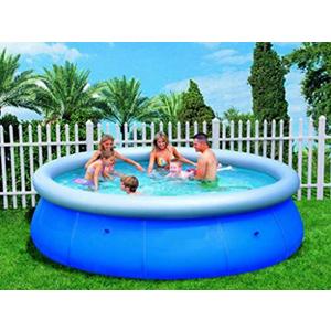 Inflatable Pool, Prompt Set Round Family Swimming Paddling Pool Garden Outdoor 8'10'12'ft,10ft Pool