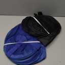 Buyongwant Collapsible Pop Up Laundry Hamper, Extra Large Mesh Foldable Laundry Basket Bag, 28" x 16" x 16", 2 Pack (Black + Blue)