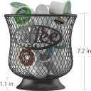 Coffee Pod Holder, Large Capacity K Cup Holder, Nespresso Pods Holder K Cup Organizer for Kitchen Countertop, Coffee Bar Accessories, Pod Holder for Keuring Espresso Capsule Coffee Creamer