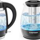 Chefman 1500W Electric Kettles Bundle with 1.8L & 1L Removable Tea Infuser Kettles, Auto Shut Off