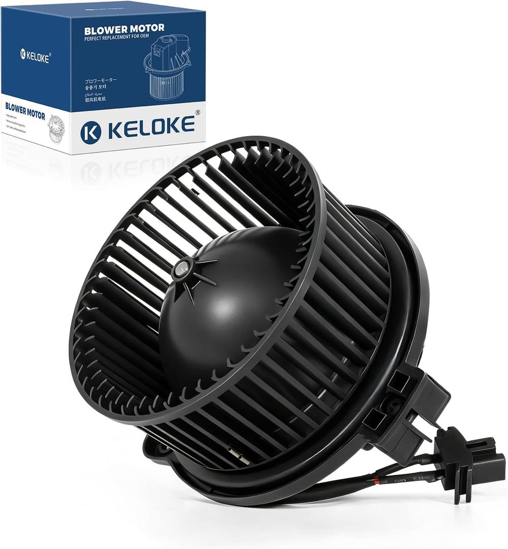 KELOKE Front HVAC Heater Blower Motor Fan Compatible with Mazda 3 2014-2018, 3 Sport 2014-2016, 6 2014-2021, CX-3 2016-2021, CX-5 2013-2022, with Fan Cage, Replace# 700296 PM4106
