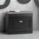 Haotian Hallway Shoe Bench with Seat Cushion, 1-Drawer
