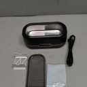 Miorcols Ultrasonic Jewelry Cleaner, 48KHz Jewelry Ultrasonic Cleaner Machine for All Jewelry, Glasses, Rings, Retainers, Watch Strap, Dentures, 304 Stainless Steel 12oz Cleaning Pod - Black