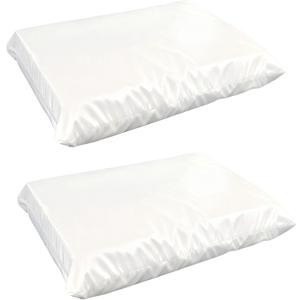 Klmnop 2 Pack Waterproof Dog Bed Liners, Washable Replacement Liner for Dog Bed, Leakproof Foam Mattress Protector, Liner Only 44 x 32 x 4 Inch(White)