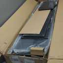 WLIVE Black Dresser TV Stand for 45, 50, 55 inch TV, Entertainment Center with LED Lights & Charging Station, Chest of Drawers with 8 Fabric Drawers and Open Shelves for Living Room, Hallway, Wood Top