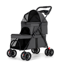 Double Pet Stroller For Dogs And Cats, One-Hand Foldable With Cup Holder
Easy Fold, Suitable For Dogs And Cats, Built-In Cup Holder, Lightweight And Portable