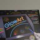 Marvin's Magic - Glow Art - LED Doodle Board for Children - Light Up Drawing Pad, with Glow in The Dark Colouring Pens - Battery Powered Magic Drawing Tablet - Light Up Tracing Pad Suitable for 5+