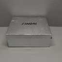 ISNOM Women's Cowgirl Boots Pull On Knee High Boots, Cowboy Western Embroidered Chunky Block Heel Pointed Toes Boots (9.5, Matte Black)