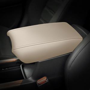 AOMSAZTO Beige Armrest Console Covers for CRV Honda 2017-2022 Leather Console Pad