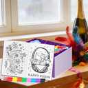 Purim Coloring Books Bulk 24Pcs Happy Purim Mini Coloring Books DIY Art Drawing Book for Jewish Carnival Holiday Party Goodie Bags Stuffers Sunday School Classroom Favor