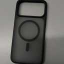 TORRAS Stronger Magnetic & Shockproof for iPhone 17 Pro Max Case, Fit for MagSafe, Military Grade Drop Protection, Camera Control, DIY Button, Slim for iPhone 17 Pro Max Case Translucent Matte Black