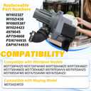 W11612327 Dishwasher Circulation Pump Motor Compatible with Whirlpool WDT730PAHZ0 WDT975SAHZ0 WDP730HAMZ0 WDTA75SAHZ0 Compatible with Maytag MDTS4224PZ0, Replacement part W11521436 W11024423 W10805387