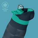 Ottle Cove Cruiser Stainless Steel Water Bottle - 24 oz Insulated Flask with Leak Proof Lid BPA-Free - Reusable Gym Water Bottle for Travel, Camping & Sports - Halftone Flow