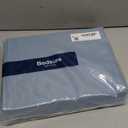 Bedsure Queen Sheet Set, Cooling Sheets for Queen Size Bed Set, Rayon Derived from Bamboo, Breathable & Soft, Deep Pocket, Hotel Luxury Silky Bedding for Hot Sleepers, Dusty Blue