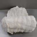 Bedsure 3D Fleece Bubble Blanket for Couch - GentleSoft White Twin Blanket for Sofa Bed Room Decor - Luxury Soft Cozy Gifts for Women, Lightweight, All Seasons, Off White, 60"80"