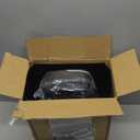 Bonsaii Paper Shredder for Home Use, 3.4 Gal Wastebasket, 6 Sheet Crosscut Paper Credit Cards, Staples, and Clips Shredder for Home Office Use, Portable Handle Design (C237-B New Version)