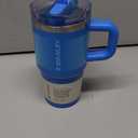 STANLEY Quencher ProTour Flip Straw Tumbler with Leakproof Lid 20 oz | Built-In Straw and Handle | Cup Holder Compatible for Travel | Insulated Stainless Steel Cup | BPA-Free | Azure Fade