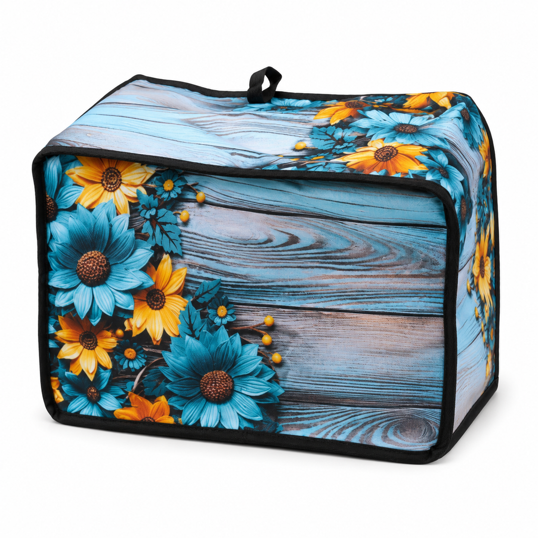 Sewing Machine Cover with Handle, Universal Sewing Device Cover to Protect Your Sewing Machine, Dust Cover, Machine Washable, Aztec Geometry Ethnic Style, Beauty Case