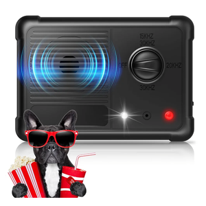 Anti Barking Device for Dogs Indoor Bark Box IPX6 Waterproof 3 Adjustable Levels Rechargeable Ultrasonic Dog Bark Deterrent Devices Strobe Light Effective Dog Barking Silencer Outdoor, 2 pack