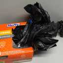 Hefty Strong 30 Gallon Trash Bags, Large Trash Bags 30 Gallon Size, Durable Drawstring Enclosure, Resists Punctures, Leaks, and Tears, Black, Unscented, 56 Bags