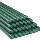 Garden Stakes 55 Inches Steel Plant Stakes Tomato Stakes Garden Poles Pack of 25