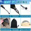 Beach Shade Accessories No Wind Assist Sun Canopy kit Nylon Rope Elastic Rope Tent Clip Sandbag Weight Help Shade Fixed Tent in Calm Weather (Not Included Canopy)
