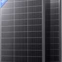 N-Type 16BB 200 Watt Solar Panel 12V, 2Pcs 100W Monocrystalline Solar Panel, 25% High Efficiency PV Modules, Ideal for RV, Trailer, Camper, Marine, Rooftop, Home, Off-Grid (100w 2-Pack Panels)