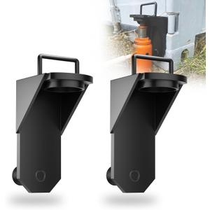 2 Pack Upgraded Shipping Container Jack Lug Lifter Heavy Duty with Handle and Limiter, Container Leveler Booster Black