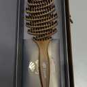 Boar Bristle Hair Brush for Fine Hair - Ultimate Smoothing Vented Detangler Wet Brush for Women, Gentle Scalp Massage, A Great Gift (Beige)