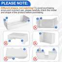 Garage Door Opener Light Lens Cover 108D34 for Chamberlain LiftMaster Garage Door Openers, Garage Door Opener Parts Replacement Lens Cover Replace Models 1050 1150 1250 1265 1060 1160 1260 etc - 1Pack