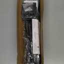 Matte Black Shower Curtain Rod 31-79 inches with Holders, Stainless Steel Shower Rod & Tension Rod, Adjustable Tension Shower Curtain Rod for Bathroom, Windows, Closet