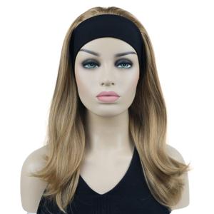 Lydell Long Straight Wave Headband Synthetic Wigs (Lightest Golden Blonde)