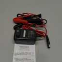 6V 12V Battery Charger 1.5A Automatic Battery maintainer trickle Battery Charger Smart Float Charger for auto car Motorcycle Lawn Mower Boat Motorcycle Snowmobile