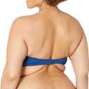 Amazon Essentials Womens Bandeau Swim Top (X-Small, Deep Blue)