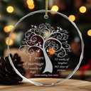 1st Years of Marriage Gift for Couple,One Years of Marriage Anniversary Crystal Hanging Ornament,1 Years Anniversary Wedding Gift for Wife Husband Her Him, Pack of 2