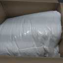 EASELAND Queen Size Down Alternative Comforter - Quilted Duvet Insert for All Seasons, Soft Lightweight with Corner Tabs, Summer Winter Warm Bedding, White 8888 Inches