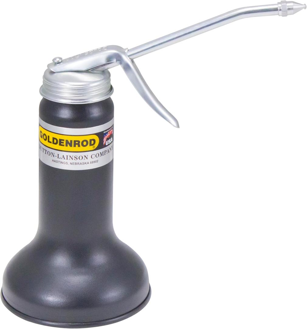 6 Pieces GOLDENROD (625) Pistol Pump Oiler with Straight Spout - 10 oz. Capacity