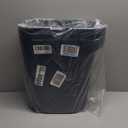 IRIS USA Small Trash Can Wastebasket with Handle, 6 Gallon / 24 Quart, 3-Pack, for Bathroom, Office, Bedroom, Under Sink, Kitchen, Garbage - Eco Friendly Navy