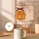 2 x Expecting Baby Ornament 2026 - Pregnancy Announcement Gifts for Family, Husband, Grandparents, Family, Aunt - Gifts for Expecting Parents - 2 Layers Wood Acrylic Baby Ornament