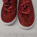 Jeekopeg Glitter Sparkly Fashion Sneakers Shoes Shiny Casual Shoes Bling Sequin Concert Low Cut Lace up Shoes (12 Women/10 Men)