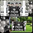 Kigeli Graduation Party Decorations 2026 Prom Yard Sign Prom Lawn Sign with Stakes for College High School Graduation Party Outdoor Photo Backdrop Decor(Silver)