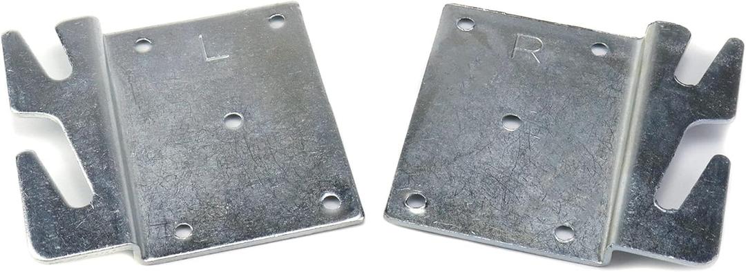 Universal Wood Bed Rail Hook Plates for Beds Frame Bracket Headboard Footboard Replacement Bed Parts2Pcs