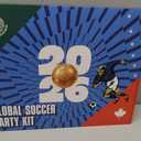Soccer Fan Gear Set for 2026 World Tournament, Soccer Party Favors Kit with Flag,Scarf, Face Paint, Clapper, Horn&Glasses,Supporter Accessories for Game Day, Sports Event, Gift